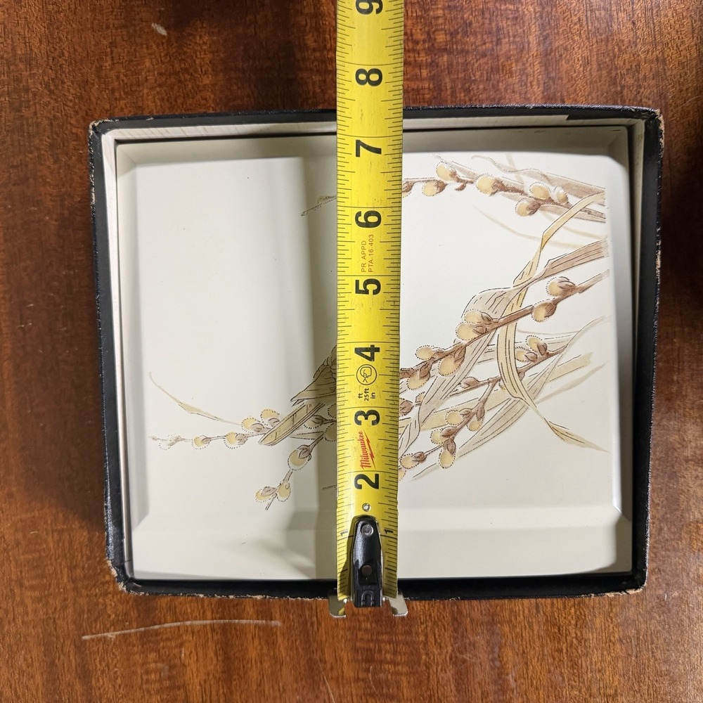 Vintage Otagiri Japan Lacquerware Bird Photo Album Book White Ivory Chickadee - Picture 11 of 13